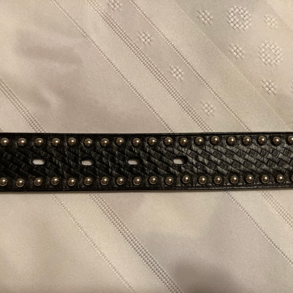 Kid's Nocona Black Diamond Studded Belt - Picture 7 of 8
